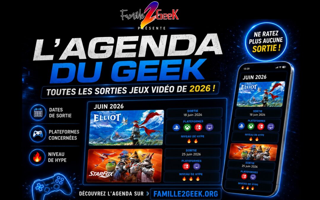 La Calendrier des sorties est à jour ! et Les Annonces sont folles